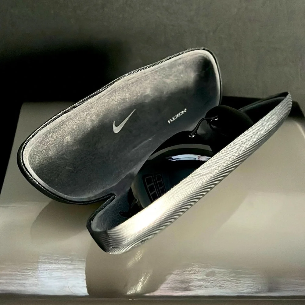 Nike Flexon Ashland Polarized Rimless Sunglasses with Case - AS IS